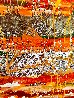 River of Fire 2023 44x62 - Huge Original Painting by Giora Angres - 3
