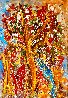 Fire Tree 2023 44x62 - Huge Original Painting by Giora Angres - 0