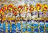 San Diego Palms 2024 45x62 - Huge - California Original Painting by Giora Angres - 1