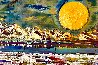 Supermoon 2024 62x45 - Huge Original Painting by Giora Angres - 2