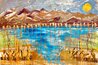 Salton Sea - Coachella,  California 45x62 2024 Original Painting by Giora Angres - 1