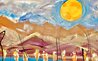 Salton Sea - Coachella,  California 45x62 2024 Original Painting by Giora Angres - 4