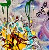 Organica 2005 62x45 Mixed Media on Canvas - Huge Original Painting by Giora Angres - 4
