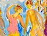 Blue Sky 2006 48x60 -  Mixed Media on Canvas - Huge Original Painting by Giora Angres - 3