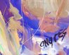 Blue Sky 2006 48x60 -  Mixed Media on Canvas - Huge Original Painting by Giora Angres - 4