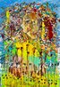 Gardener 2014 62x44 - Mixed Media on Canvas - Huge Original Painting by Giora Angres - 1 Gardener 2014 62x44 - Mixed Media on Canvas - Huge Original Painting by Giora Angres - 1