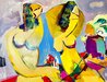 Summer Awakening 2020 48x36 - Mixed Media on Canvas - Huge Original Painting by Giora Angres - 2 Summer Awakening 2020 48x36 - Mixed Media on Canvas - Huge Original Painting by Giora Angres - 2