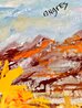 California Sun Flowers 2022 46x62 - Mixed Media on Canvas - Huge Original Painting by Giora Angres - 4