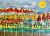Spring Refresh, San Diego, California 2026 45x62 - Oil And Acrylic on Canvas - Huge Original Painting by Giora Angres - 0