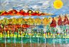 Spring Refresh, San Diego, California 2026 45x62 - Oil And Acrylic on Canvas - Huge Original Painting by Giora Angres - 1