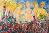 Spring Break Hawaii 2026 45x62 - Oil and Acrylic on Canvas - Huge Original Painting by Giora Angres - 0