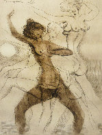 Strip Tease AP 1969 Limited Edition Print by Raul Anguiano - 0 Strip Tease AP 1969 Limited Edition Print by Raul Anguiano - 0