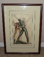 Figuras De Ballet 1970 Limited Edition Print by Raul Anguiano - 1 Figuras De Ballet 1970 Limited Edition Print by Raul Anguiano - 1