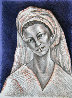 Mujer Con Rebozo Blanco 1981 Limited Edition Print by Raul Anguiano - 0