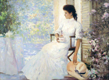 Emily 37x47 Huge Original Painting - An He Emily 37x47 Huge Original Painting - An He