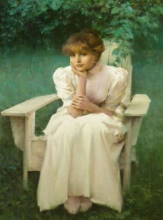 Kimberly 1990 36x24 Original Painting - An He Kimberly 1990 36x24 Original Painting - An He