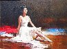 Prima Ballerina 1991 39x49 Huge Original Painting by  An He - 0