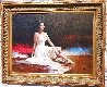 Prima Ballerina 1991 39x49 Huge Original Painting by  An He - 1