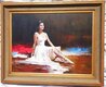 Prima Ballerina 1991 - 39x49 Huge - Dance Original Painting by  An He - 1