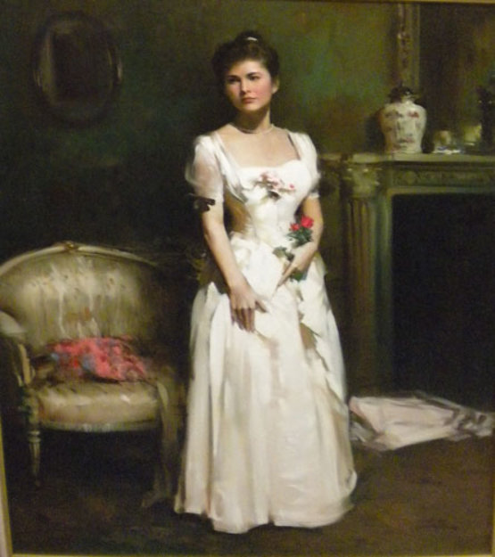 Andrea  1991 49x39 Original Painting -  An He