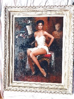 Diahann Carroll 49x39 Super Huge Original Painting - An He Diahann Carroll 49x39 Super Huge Original Painting - An He