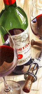 Chateau Petrus 2008 48x28 Original Painting - Dmitri Annenkov Chateau Petrus 2008 48x28 Original Painting - Dmitri Annenkov