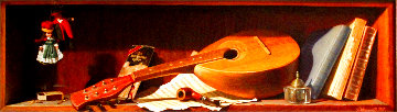 Mandolin 2009 24x49 Huge Original Painting - Dmitri Annenkov