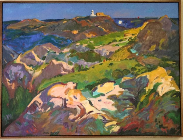 Cap De Creus, Costa Brava 2011 39x52 Original Painting - Manel Anoro