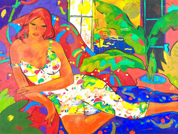 Dona - AP - Framed Deluxe Giclee on Black Paper 46x57 Limited Edition Print - Manel Anoro