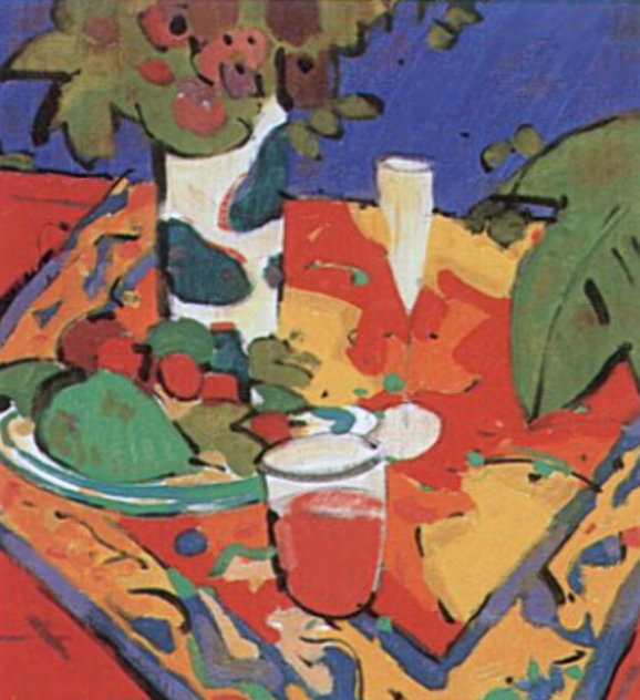 Bodegon En Rojo 1995 Limited Edition Print by Manel Anoro