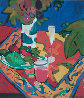 Collectors Suite of 2-  PP 1995 Bodegon en Rojo and Costa De Mallorca Limited Edition Print by Manel Anoro - 1