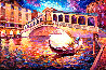 Sweet Dreams on a Gondola 2014 32x44 - Venice Italy Original Painting by Alexander Antanenka - 0
