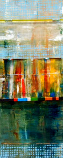 Green Pond Sings 2007 60x24 Huge Original Painting - Anthony  Liggins