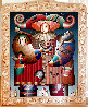 Comedia del Arte 1998 84x70 - Huge Mural Size Original Painting by Anton Arkhipov - 1