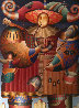 Comedia Del Arte 1998 84x70 Super Huge Original Painting by Anton Arkhipov - 0 Comedia Del Arte 1998 84x70 Super Huge Original Painting by Anton Arkhipov - 0
