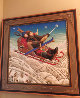 Winter Story Park City, Utah  2006 38x38 Original Painting by Anton Arkhipov - 1