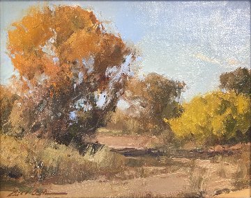 Autumn At Mint Wash 2011 13x15 Original Painting - Bill Anton Autumn At Mint Wash 2011 13x15 Original Painting - Bill Anton