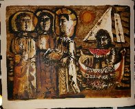 Saints Maries 1951 Limited Edition Print by Antoni Clave - 2 Saints Maries 1951 Limited Edition Print by Antoni Clave - 2