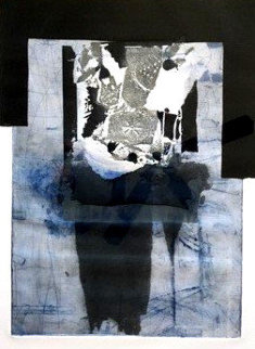 Composition Bleue 1970 Limited Edition Print - Antoni Clave Composition Bleue 1970 Limited Edition Print - Antoni Clave