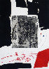 Composition Noire Et Rouge 1970 Medium by Antoni Clave - 3