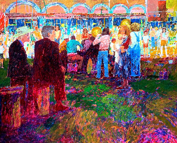 Luna Park 66x76 Super Huge Original Painting - Anton Sipos Luna Park 66x76 Super Huge Original Painting - Anton Sipos