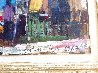 Untitled Street Scene 1967 19x22 - Early Original Painting by Anton Sipos - 4