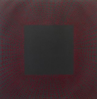 Winter Suite (Red With Black) 1979 Limited Edition Print - Richard Anuszkiewicz Winter Suite (Red With Black) 1979 Limited Edition Print - Richard Anuszkiewicz