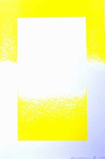 Yellow Reversed 1970 Limited Edition Print - Richard Anuszkiewicz Yellow Reversed 1970 Limited Edition Print - Richard Anuszkiewicz