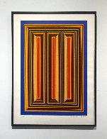 Temple of the Golden Red 1985 Limited Edition Print by Richard Anuszkiewicz - 1 Temple of the Golden Red 1985 Limited Edition Print by Richard Anuszkiewicz - 1