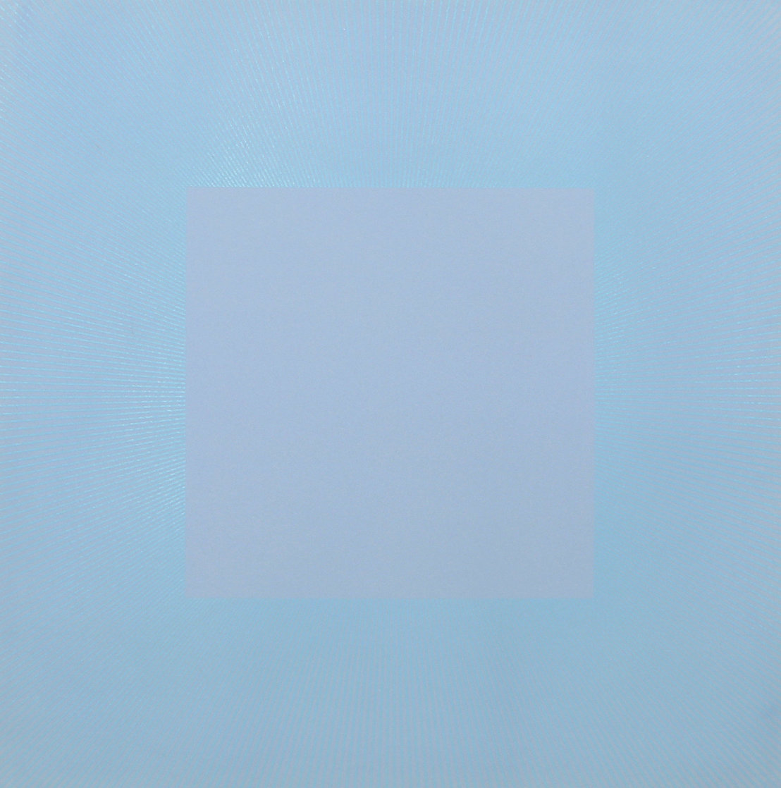 Winter Suite (Light Blue with Light Blue) 1979 Limited Edition Print by Richard Anuszkiewicz Winter Suite (Light Blue with Light Blue) 1979 Limited Edition Print by Richard Anuszkiewicz
