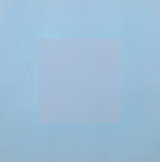 Winter Suite (Light Blue with Light Blue) 1979 Limited Edition Print - Richard Anuszkiewicz Winter Suite (Light Blue with Light Blue) 1979 Limited Edition Print - Richard Anuszkiewicz