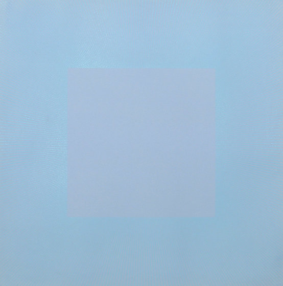 Winter Suite (Light Blue with Light Blue) 1979 Limited Edition Print by Richard Anuszkiewicz Winter Suite (Light Blue with Light Blue) 1979 Limited Edition Print by Richard Anuszkiewicz