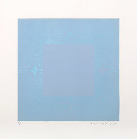 Winter Suite (Light Blue with Light Blue) 1979 Limited Edition Print by Richard Anuszkiewicz - 1 Winter Suite (Light Blue with Light Blue) 1979 Limited Edition Print by Richard Anuszkiewicz - 1