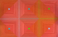 Six Squares 1969 Limited Edition Print by Richard Anuszkiewicz - 0 Six Squares 1969 Limited Edition Print by Richard Anuszkiewicz - 0
